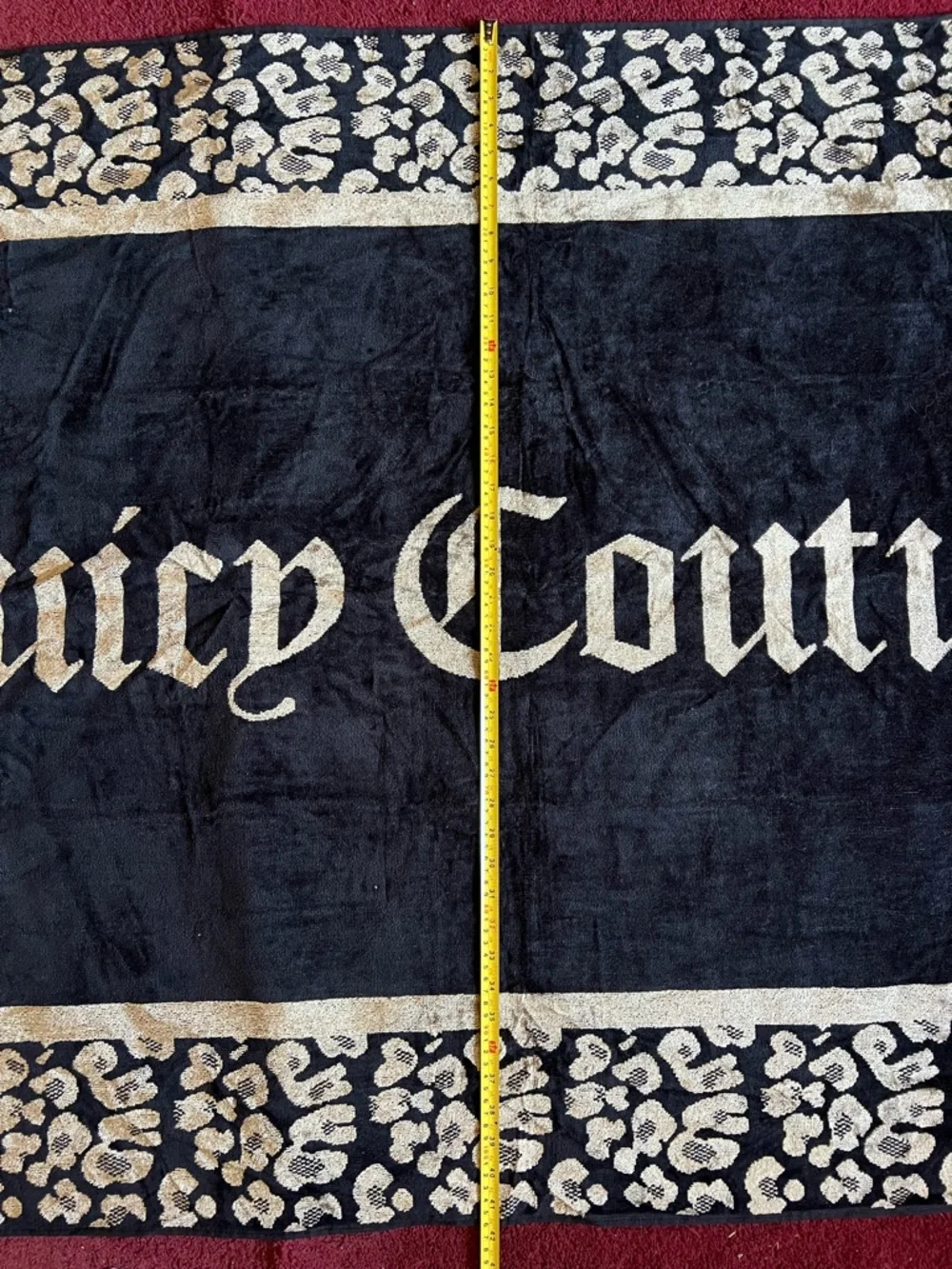 Juicy Couture Elegant Luxurious Soft Beach Towel